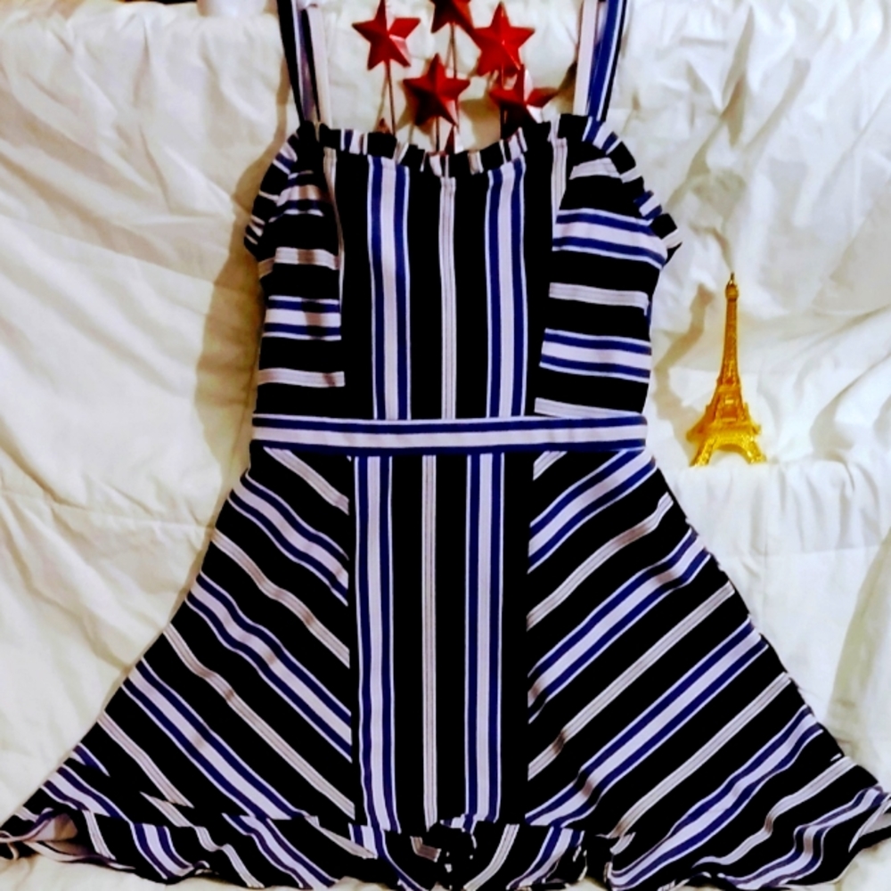 Dress stripes & ruffles